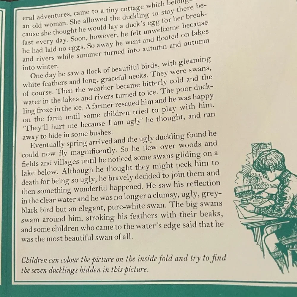 Wedgwood 1974 Children’s Story The Ugly Duckling Plate